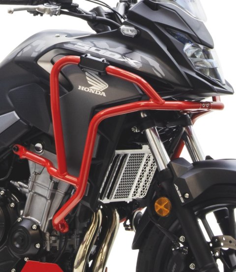 CROSSPRO WYPRZEDAŻ GMOLE ALUMINIOWE OSŁONY SILNIKA I CHŁODNIC HONDA CB 500X '19-'23 KOLOR CZARNY KOLOR CZARNY MAT