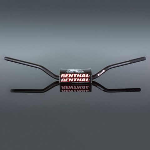 RENTHAL KIEROWNICA 1,1/8 CALA (28,6MM) MX FATBAR HANDLEBAR TANIUM MCGRATH / SHORT PADDED PADDED KOLOR TYTAN Z GĄBKĄ