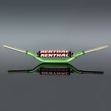 RENTHAL KIEROWNICA 1,1/8 CALA (28,6MM) MX TWINWALL 996 HANDLEBAR GREEN VILLOPOTO / STEWART PADDED KOLOR ZIELONY Z GĄBKĄ