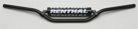 RENTHAL KIEROWNICA 7/8 CALA (22MM) MX MINI HANDLEBAR BLACK KAWASAKI KX 80/100/100 98-14 PADDED KOLOR CZARNY Z GĄBKĄ