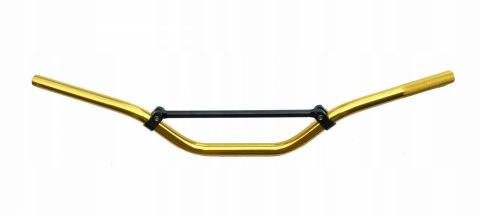 ACCEL KIEROWNICA ALUMINIOWA Z POPRZECZKĄ (22,2MM) MX WZMACNIANA KOLOR ZŁOTY (SZER. 800MM, WYS. 71MM)