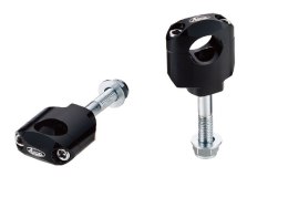 ACCEL MOCOWANIE/PODWYŻKI KIEROWNICY (22,2MM) WYS. 42MM ZE ŚRUBĄ M12 KOLOR CZARNY (BM-37BK22)