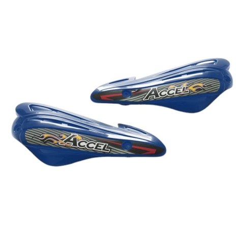 ACCEL ZAMIENNE LISTKI DO OSŁON RĄK (HANDBAR) HGS 10,11,12 KOLOR KOLOR NIEBIESKI - PROMOCJA