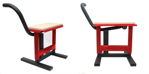 BIKETEC STOJAK/PODNOŚNIK/PODSTAWKA POD MOTOCYKL CROSS KOLOR CZERWONY/CZARNY