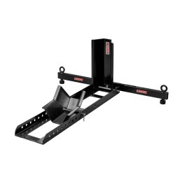 BIKETEC UNIWERSALNY STOJAK Z RAMIONAMI UCHWYT PRZEDNIEGO KOŁA Z KOŁYSKĄ DO TRANSPORTU MOTOCYKLA KOLOR CZARNY 90x40x90cm