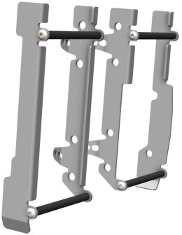 CROSSPRO NOWOŚĆ OSŁONY CHŁODNICY ALUMINIOWE MODEL LIGHT ICE (DO MOTOCYKLA BEZ WENTYLATORA) SHERCO SE/SEF 150/300 '25- KOLOR SREB