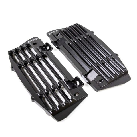 X-GRIP OSŁONY CHŁODNICY (KOMPLET) AIR FORCE GASGAS EC '21-, HUSQVARNA '17-, KTM '17- KOLOR CZARNY (PATRZ OPIS TOWARU)