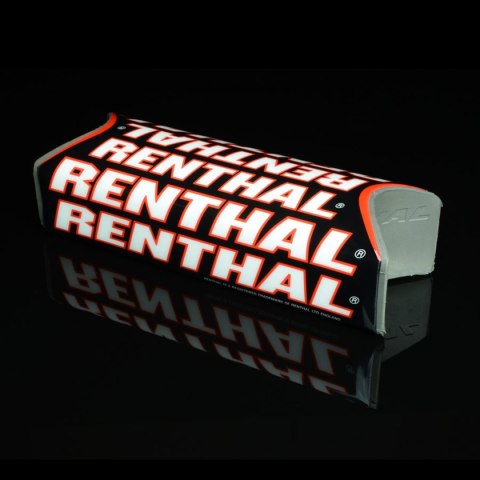 RENTHAL GĄBKA NA KIEROWNICĘ FATBAR TEAM ISSUE BLACK KOLOR CZARNY/CZERWONY Z LOGO RENTHAL