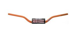 RENTHAL KIEROWNICA 1,1/8 CALA (28,6MM) MX FATBAR HANDLEBAR ORANGE KTM SX 85 2013 ON PADDED KOLOR POMARAŃCZOWY Z GĄBKĄ