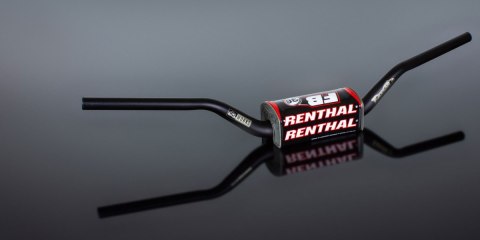 RENTHAL KIEROWNICA (36MM) MX FATBAR 36 HANDLEBAR BLACK RC/HONDA CRF, KAWASAKI KX/KXF KOLOR CZARNY Z GĄBKA