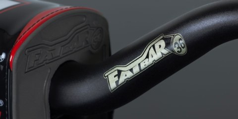 RENTHAL KIEROWNICA (36MM) MX FATBAR 36 HANDLEBAR BLACK RC/HONDA CRF, KAWASAKI KX/KXF KOLOR CZARNY Z GĄBKA