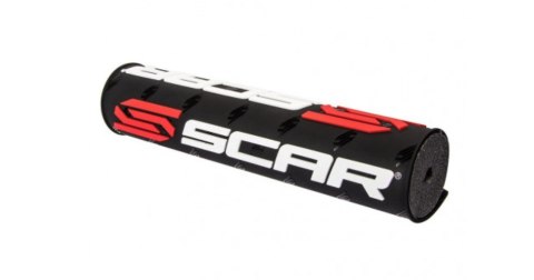 SCAR RACING GĄBKA NA KIEROWNICĘ (POPRZECZKĘ) (250MM) KOLOR CZARNY Z LOGO SCAR