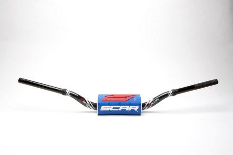 SCAR RACING KIEROWNICA 28,6MM MODEL VILLOPOTO/STEWART KOLOR CZARNY/BIAŁY GĄBKA KOLOR NIEBIESKI/BIAŁY/CZARNY