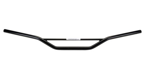 TOMMASELLI NOWOŚĆ (DOMINO) KIEROWNICA ALUMINIOWA 22MM WYSOKA Z POPRZECZKĄ KOLOR CZARNY