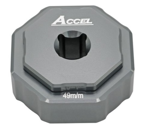 ACCEL KLUCZ DO SERWISU ZAWIESZEŃ PRZEDNICH DWUKOMOROWYCH KAYABA (KYB) ZESTAW DO ROZKRĘCANIA WKŁADU I GŁÓWNEJ NAKRĘTKI 49MM (KAYA