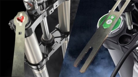 ACCEL KLUCZ DO SERWISU ZAWIESZEŃ PRZEDNICH DWUKOMOROWYCH SHOWA 47/48 DO ROZKRĘCANIA WKŁADÓW OLEJOWYCH AMORTYZATORA HONDA, KAWASA