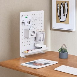 BIKETEC STALOWY ORGANIZER STAŁY NA ZACISK NA BIURKO WARSZTATOWE 420x154x486mm KOLOR CZARNY