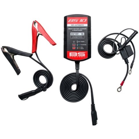 BS ŁADOWARKA AKUMULATORÓW BS10 6V-12V STD/AGM/GEL, 12,8V LITHIUM (LIFE P04), 1A DO 20AH (EL) (10)