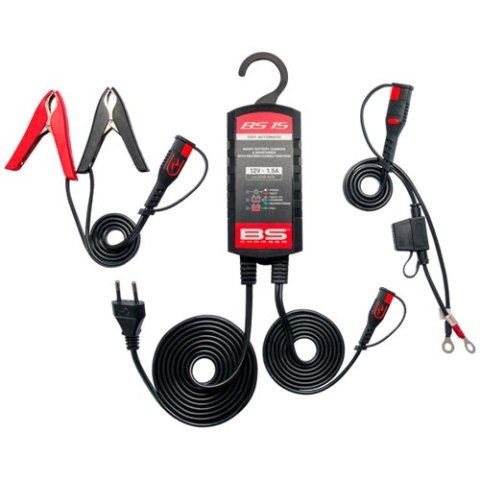 BS ŁADOWARKA AKUMULATORÓW BS15 12V STD/AGM/GEL, 1,5A DO 30AH (EL) (700510) (20)