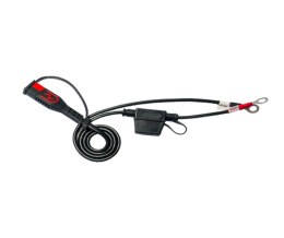 BS PRZEWÓD DO PODŁĄCZENIA ŁADOWARKI BS DO AKUMULATORA (Z BEZPIECZNIKIEM 3A, DŁUGOŚĆ 61CM) (EL) (50)
