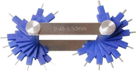 BUZZETTI NARZĘDZIE DO POMIARU I CZYSZCZENIA DYSZ GAŹNIKA OD 0,45MM DO 1,5MM