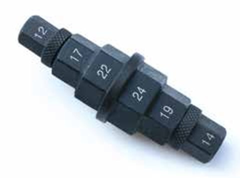 BUZZETTI NARZĘDZIE KLUCZ DO KÓŁ HEXAGON 12/14/17/19/22/24