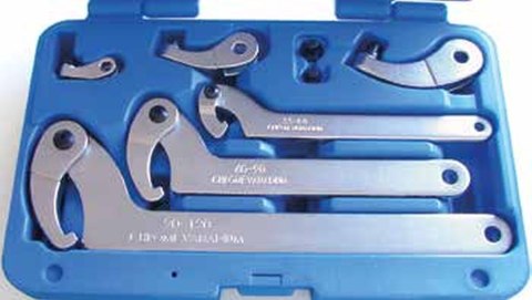 BUZZETTI ZESTAW NARZĘDZI KLUCZY PRZEGUBOWYCH DO NAKRĘTEK PIERŚCIENIOWYCH TYPU SEKTOROWEGO