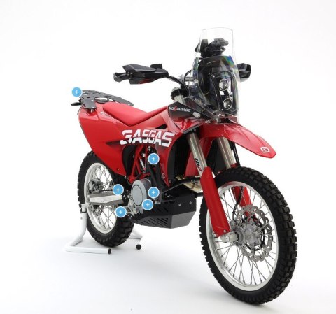 CROSSPRO TYLNY BAGAŻNIK GASGAS ES 700 '22-'24, SM 700 '22-'24, KTM 690 ENDURO R , SMC R '20-'25 KOLOR CZARNY