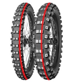 MITAS OPONA 90/100-12 TERRA FORCE-MX MH PITCROSS MEDIUM HARD 46M NHS TT TYŁ (CZERWONY PASEK) DOT 2024 (DOT:JSDC) (460057) (zamie