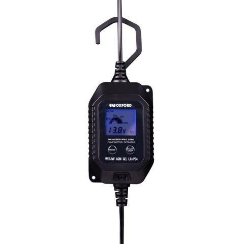 OXFORD ŁADOWARKA DO AKUMULATORÓW MOTOCYKLOWYCH I SAMOCHODOWYCH OXIMISER PRO 2000 (EL)