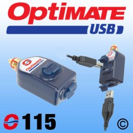 OPTIMATE ŁADOWARKA USB Z WTYCZKĄ DO GNIAZDKA DIN DO CAN-BUS BMW I Z DWOMA GNIAZDKAMI USB (3300MA) (PROSTA) (EL) - STARY KOD O115