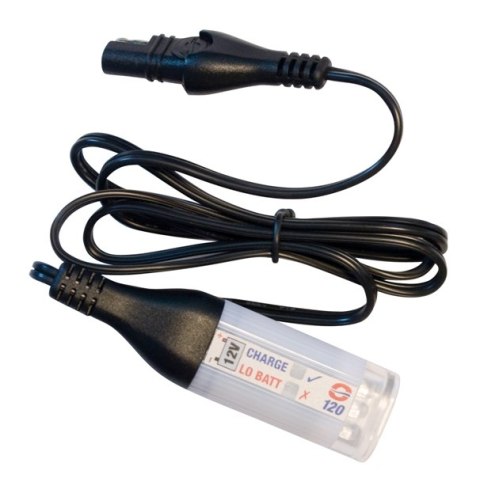 OPTIMATE LATARKA LED Z WSKAŹNIKIEM NAŁADOWANIA AKUMULATORA NA ZŁĄCZE SAE (EL) - WYPRZEDAŻ - WYCOFANY Z OFERTY