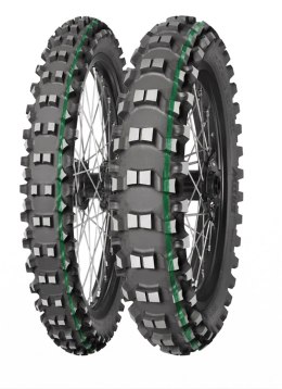 MITAS OPONA 120/90-18 TERRA FORCE-EX SM SUPER LIGHT (TECHNICAL ENDURO) (ZIELONY PASEK) 65R TT TYŁ DOT 39-48/2024 (460120)(ZAMIEN