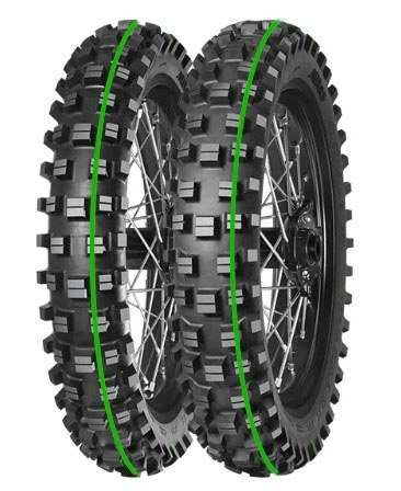 MITAS OPONA 120/90-18 TERRA FORCE-EX XT-754 SUPER LIGHT 65M TT TYŁ (ZIELONY PASEK) DOT 01-12/2025 (460102) (zamiennik:70000224)