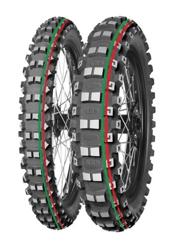 MITAS OPONA 90/100-16 TERRA FORCE-MX MH 51M (CZERWONO-ZIELONY PASEK) TT TYŁ DOT 2025 (DOT:CODP) (460060) (ZAMIENNIK:70000129)
