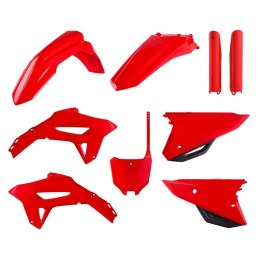 POLISPORT KOMPLET PLASTIKÓW (FULL KIT) HONDA CRF 250R '22-'24; CRF 450R '21-'24 W ZESTAWIE TABLICA PRZEDNIA (8670700001) I OSŁON