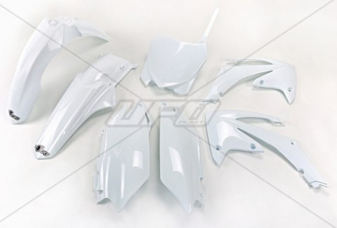 UFO KOMPLET PLASTIKÓW HONDA CRF 250R '11-'13, CRF 450R '11-'12 KOLOR BIAŁY (HO114E041)