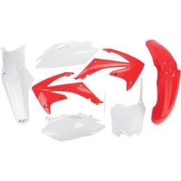 UFO KOMPLET PLASTIKÓW HONDA CRF 450 R '09-'10, CRF 250 '10 KOLOR OEM (CZERWONY/BIAŁY) (HO113E999)