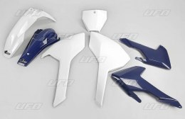 UFO KOMPLET PLASTIKÓW HUSQVARNA TC/FC 125/250/300/350/450 '16-'18 (Z WYJĄTKIEM TC 250 '16) KOLOR OEM '16 (BIAŁY/NIEBIESKI) (HU61