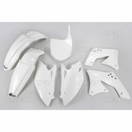 UFO KOMPLET PLASTIKÓW KAWASAKI KXF 250 '09- '12 KOLOR BIAŁY (KA212E047) - WYPRZEDAŻ