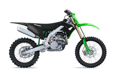 UFO KOMPLET PLASTIKÓW KAWASAKI KXF 250 '21, KXF 450 '19-'24 KOLOR CZARNY / ZIELONY ( W ZESTAWIE OSŁONY TELESKOPÓW ORAZ NAKLEJKI 