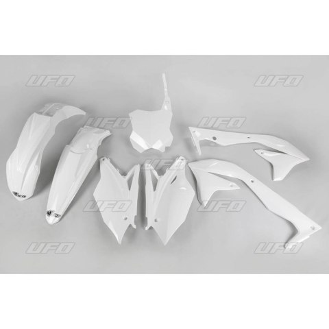 UFO KOMPLET PLASTIKÓW KAWASAKI KXF 450 '18 KOLOR BIAŁY (KA226E047) - WYPRZEDAŻ