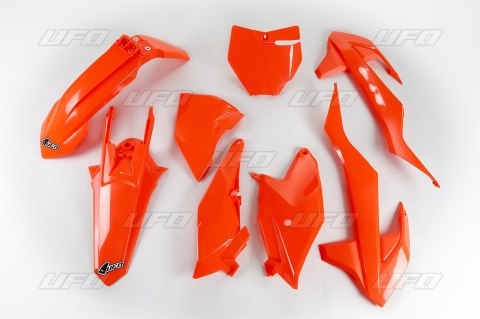 UFO KOMPLET PLASTIKÓW KTM SX 85 '18-'24 KOLOR POMARAŃCZOWY FLUO (KT519FFLU)