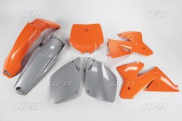 UFO KOMPLET PLASTIKÓW KTM SX / SXF '00 KOLOR OEM (POMARAŃCZOWY/GRAFITOWY) (KT500E999)