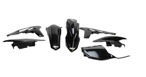 UFO KOMPLET PLASTIKÓW YAMAHA YZF 250 '10 KOLOR CZARNY (YA308E001)