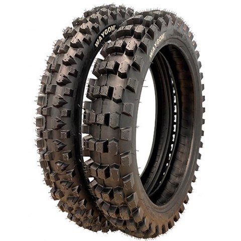WAYCOM (WAYGOM) OPONA 80/100-21 MOTOCROSS MIXT 57L FRONT PRZÓD