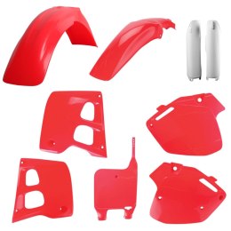POLISPORT KOMPLET PLASTIKÓW (FULL KIT) HONDA CR 125 '91-'92; CR 250 '90-'91 W ZESTAWIE TABLICA PRZEDNIA (8680700002) I OSŁONY AM