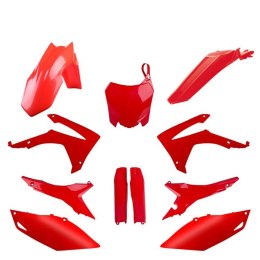 POLISPORT KOMPLET PLASTIKÓW (FULL KIT) HONDA CRF 250R '14-'17; CRF 450R '13-'16 W ZESTAWIE TABLICA PRZEDNIA (8659400001) I OSŁON