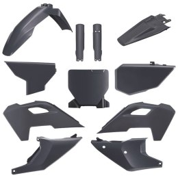 POLISPORT KOMPLET PLASTIKÓW (FULL KIT) HUSQVARNA TC/FC '23-'24 W ZESTAWIE TABLICA PRZEDNIA (8671700002) I OSŁONY AMORTYZARORÓW (