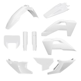 POLISPORT KOMPLET PLASTIKÓW (FULL KIT) HUSQVARNA TE/FE '26 W ZESTAWIE OSŁONA LAMPY PRZEDNIEJ (8681500001) I OSŁONY AMORTYZATORÓW